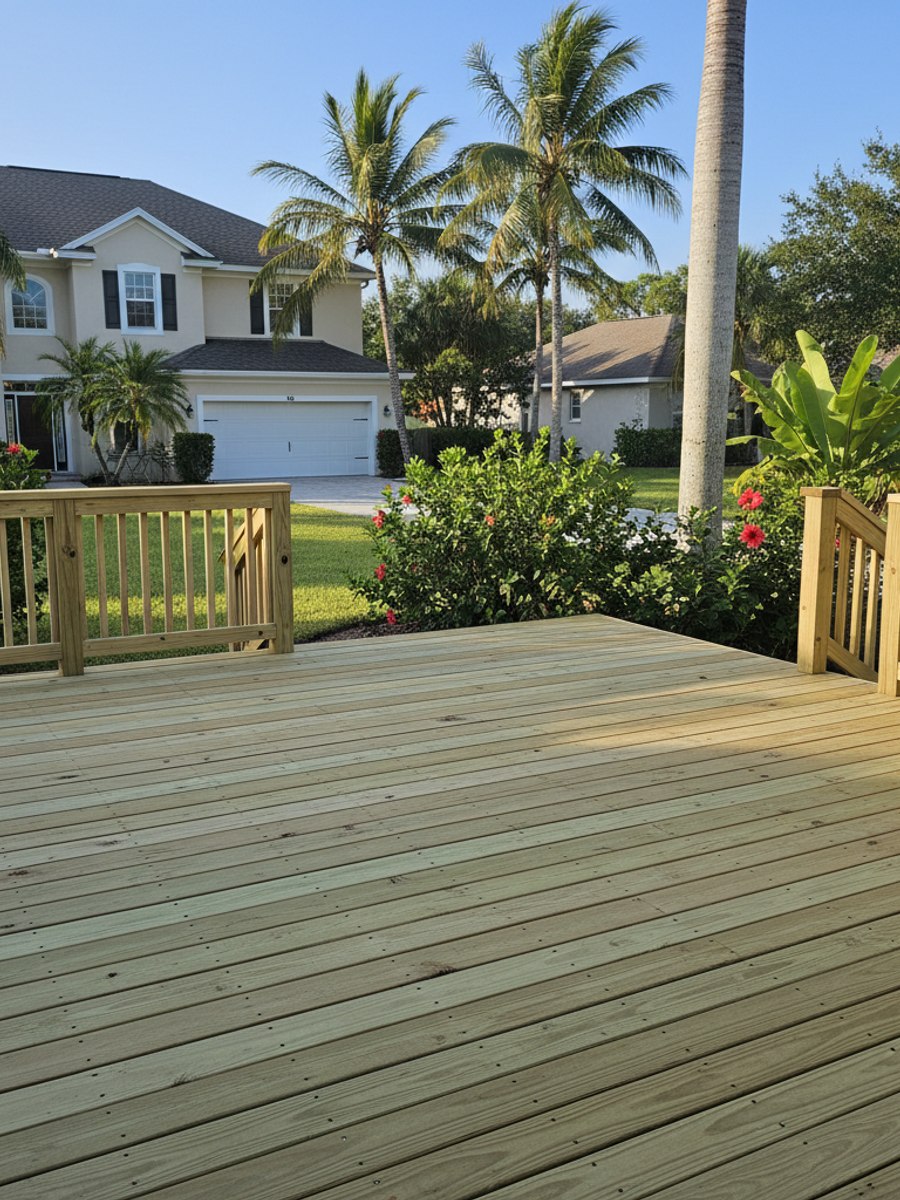 Deck Installation completed by Genesis Deck Solutions in Hollywood, FL