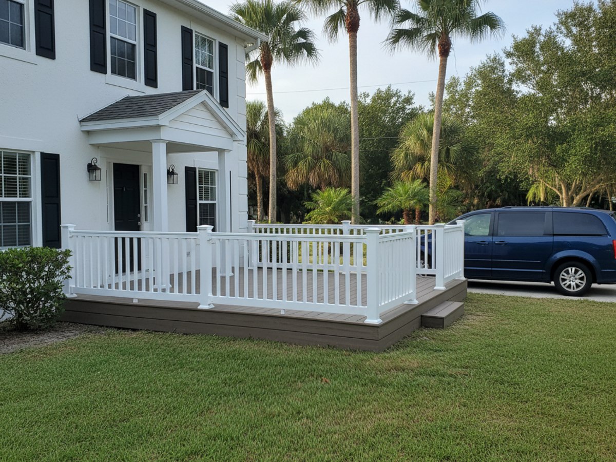 Pool Deck Installation completed by Genesis Deck Solutions in Davie, FL